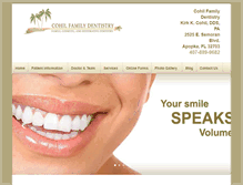 Tablet Screenshot of cohilfamilydentistry.com